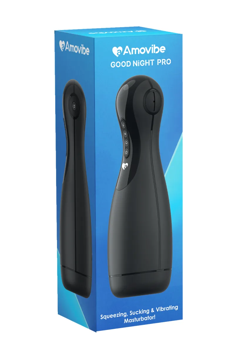 инновационный мастурбатор good night pro с имитацией орального секса (черный) в Воронеже