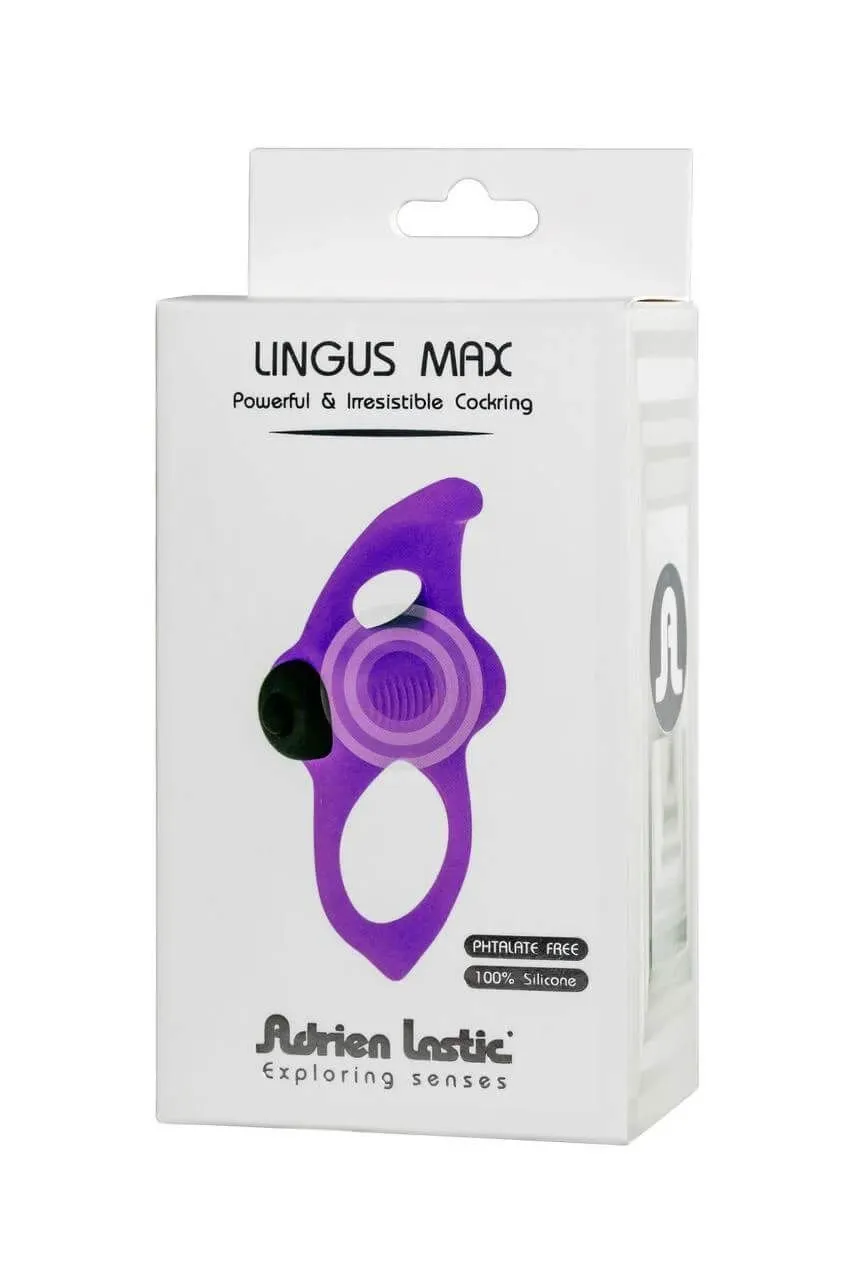 виброкольцо adrien lastic lingus max fun 3, фиолетовое в Воронеже