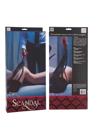 многохвостая гладкая плеть (флогер) scandal flogger в Воронеже