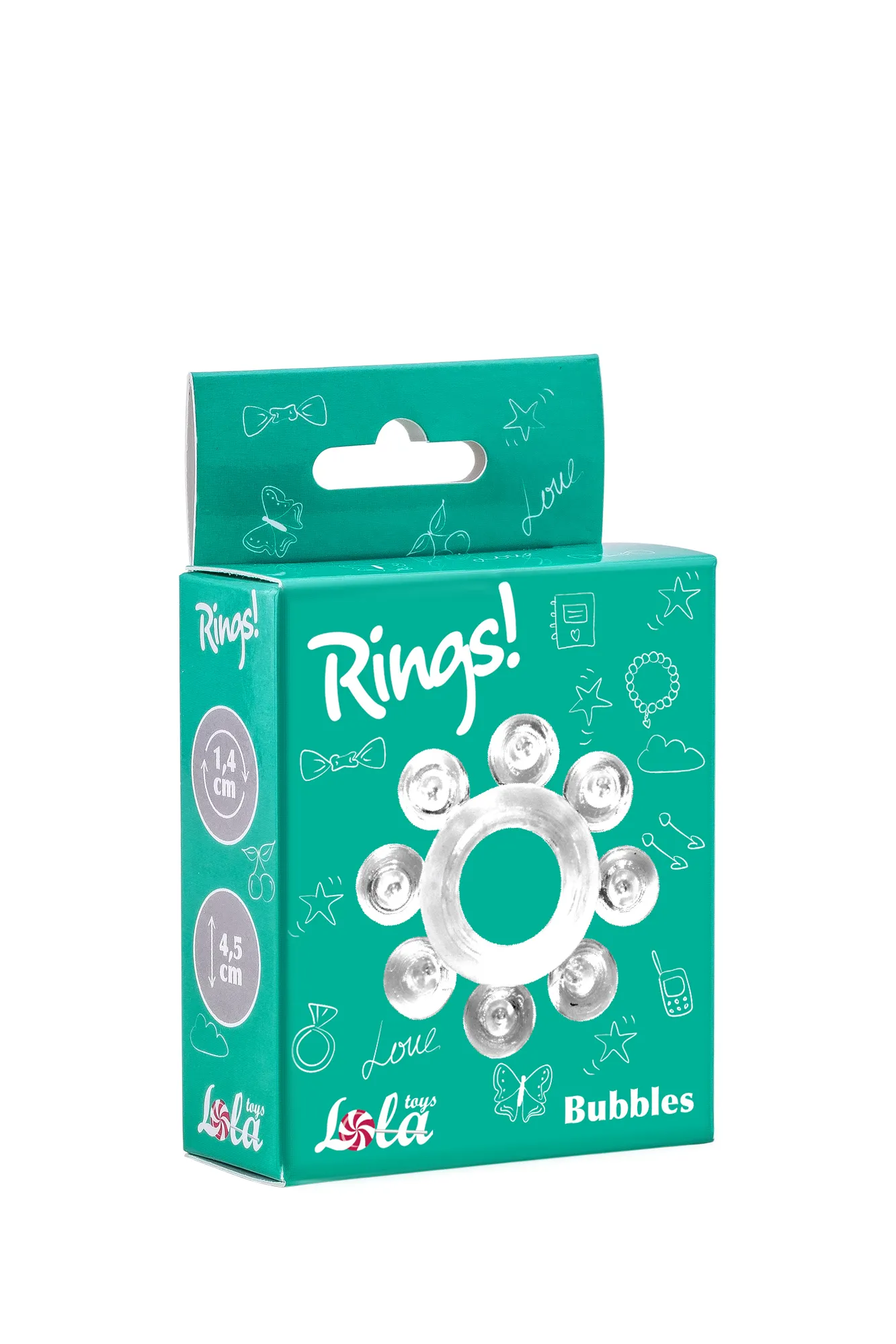 эрекционное кольцо rings bubbles white 0112-30lola в Воронеже