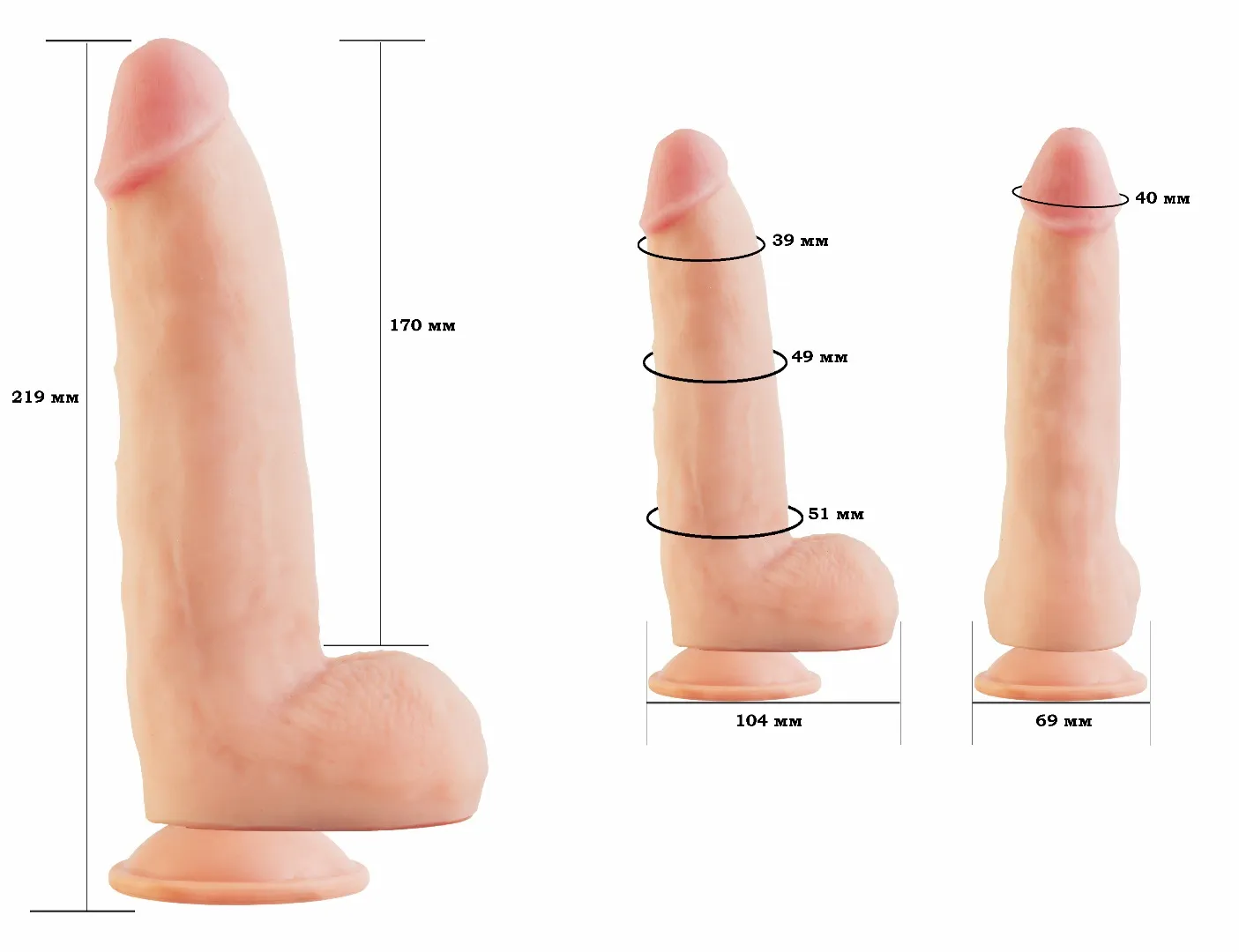 фаллоимитатор на присоске биоклон 813600ru в Воронеже