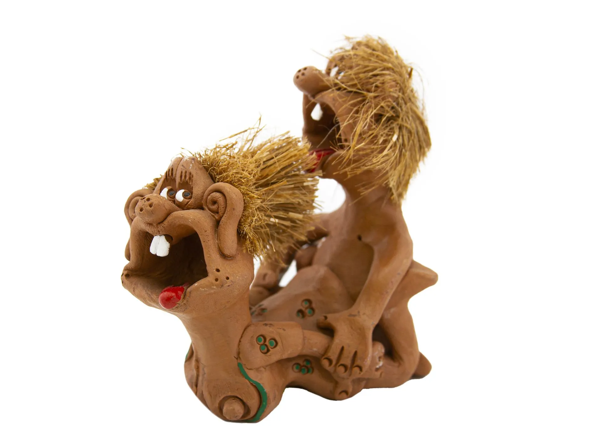 статуэтка "пара домовят " керамика в Воронеже