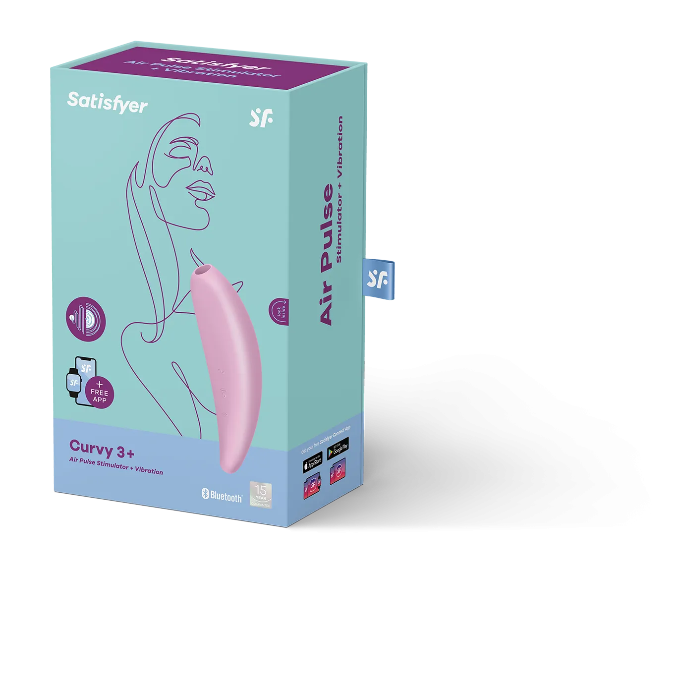 вакуумный массажер с вибрацией satisfyer curvy 3 plus 001890sa в Воронеже