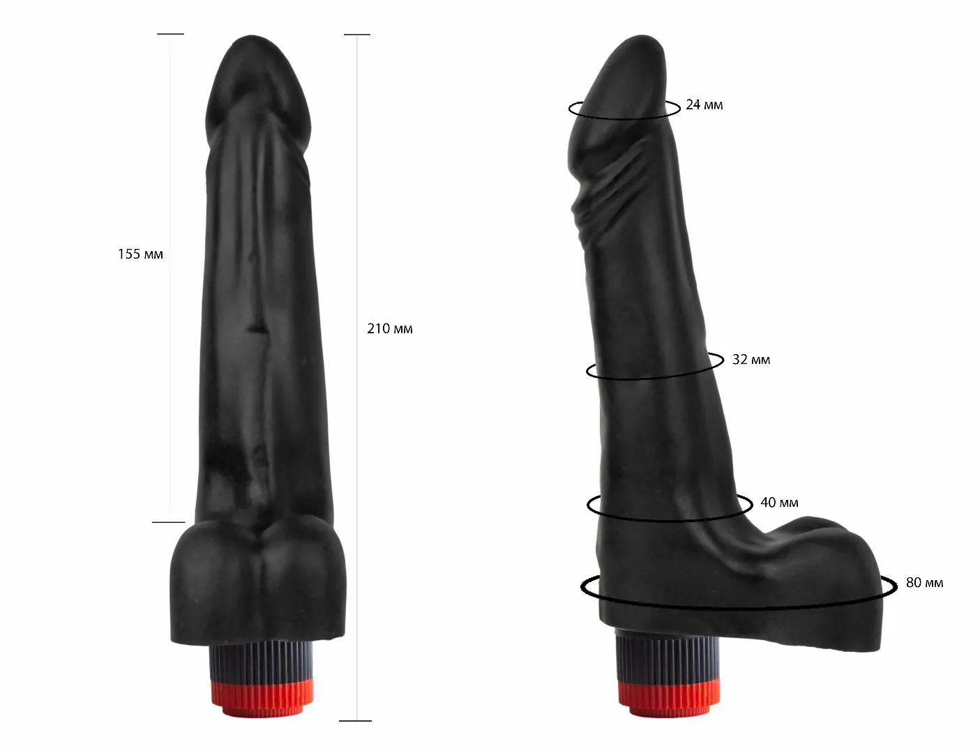 вибромассажер черный  415000ru в Воронеже