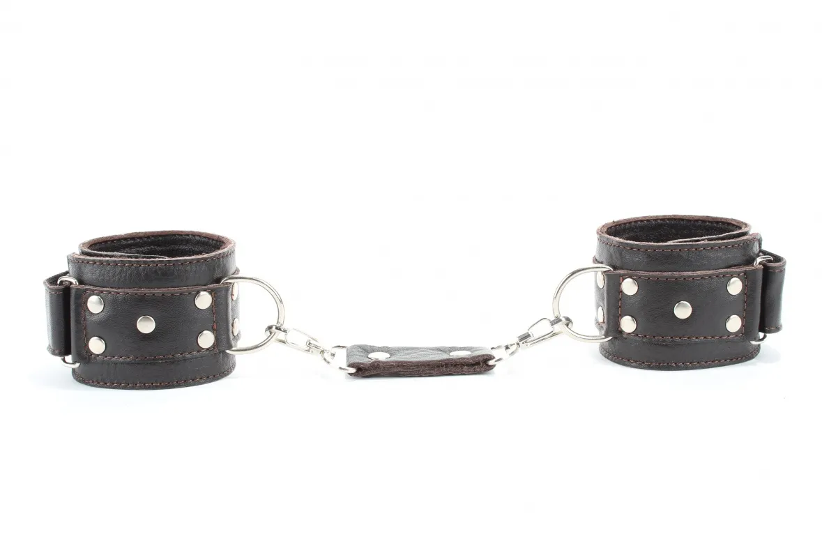 оковы кожаные коричневые 56002ars в Воронеже