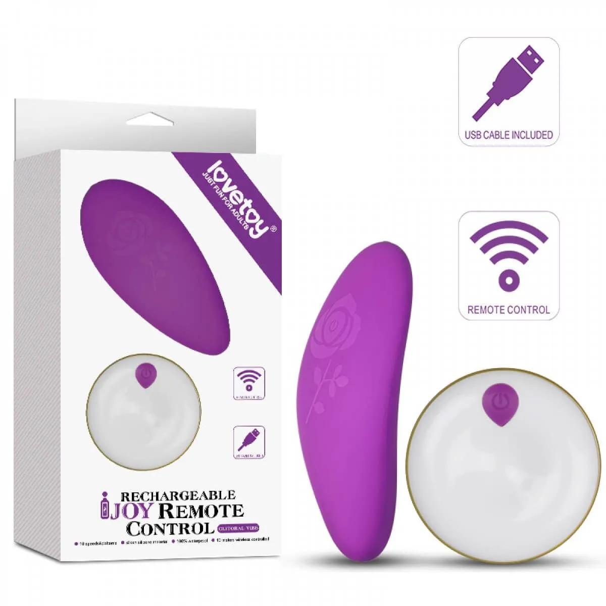 вибратор lovetoy ijoy clitoral vibe, фиолетовый в Воронеже