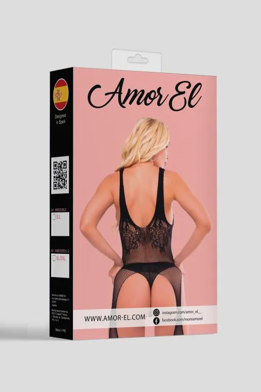 Эротическое кетсьюит (боди-комбинезон) blanca s/l черный в Воронеже