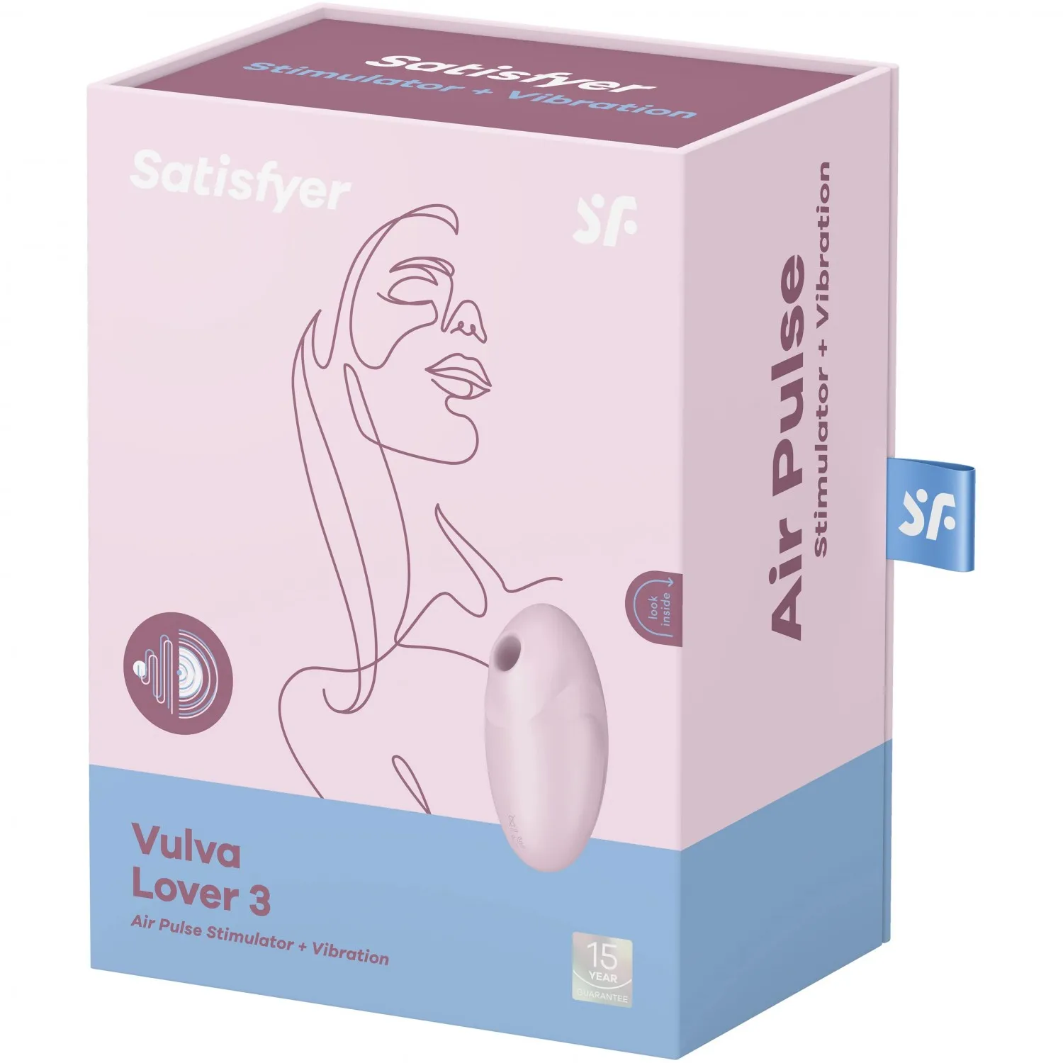 вакуумный массажер satisfyer vulva lover 3 pink 018652sa в Воронеже