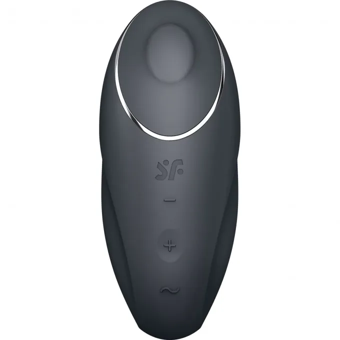 вибромассажер satisfyer tap & climax 1, силикон, серый, 11 см в Воронеже