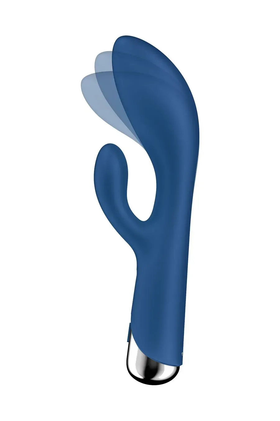 вибратор-кролик с ротацией satisfyer spinning rabbit 1, силикон, синий, 20,5 см в Воронеже