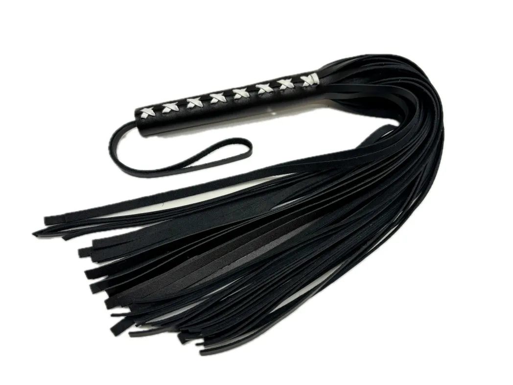 плеть кожаная с белым плетением 6019-2ars в Воронеже