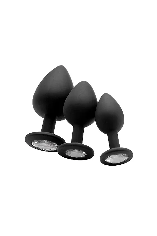 анальная пробка с кристаллом diamond butt plug (large) в Воронеже
