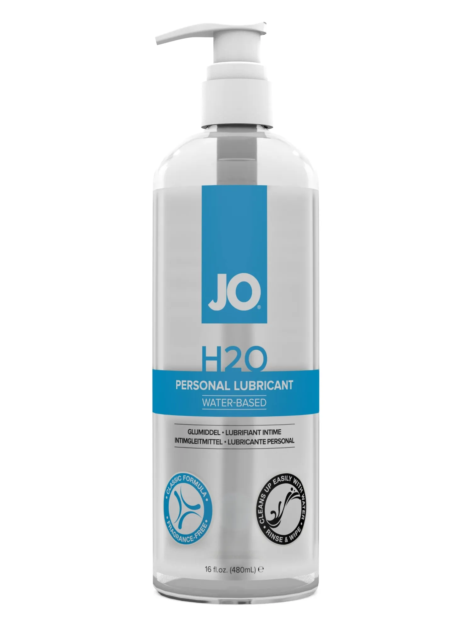 Классический гель на водной основе / JO H2O - Original - Lubricant 16oz – 480 мл.