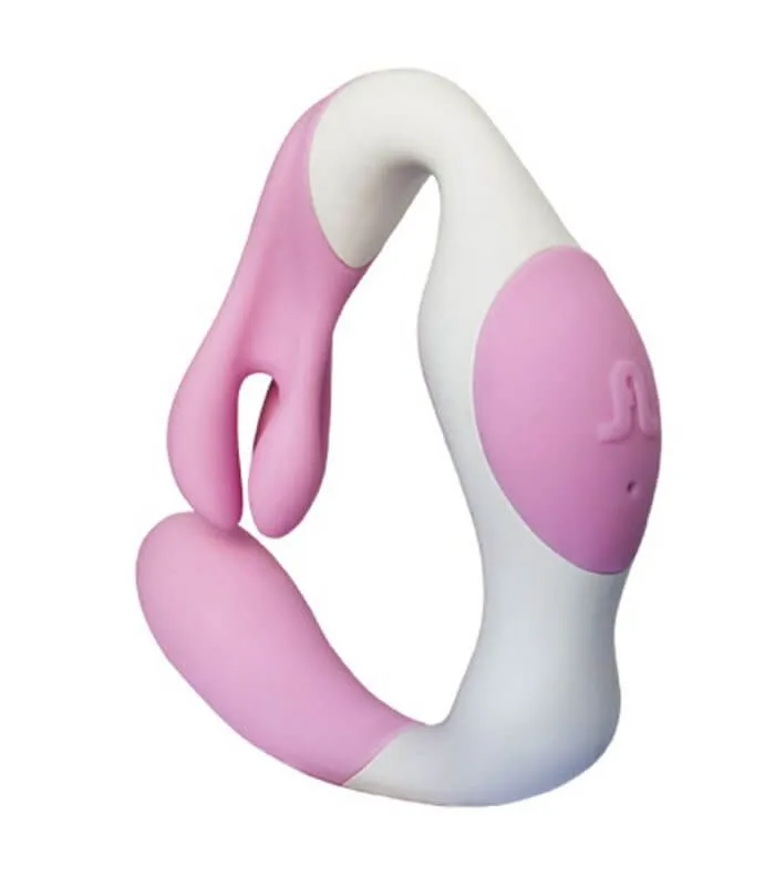 вибратор adrien lastic o venus, розово-белый в Воронеже