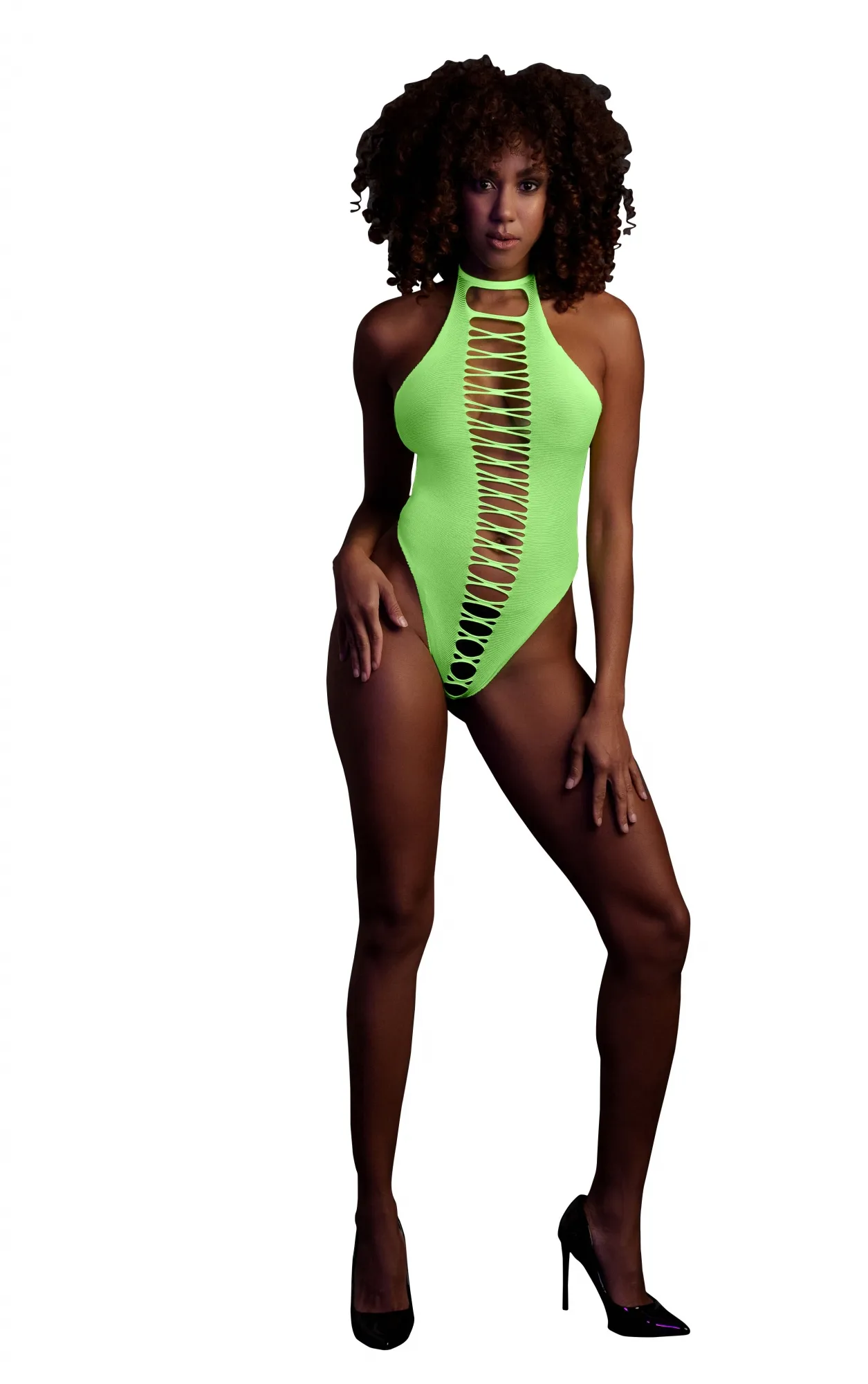 Эротическое боди - neon green - xs/xl в Воронеже