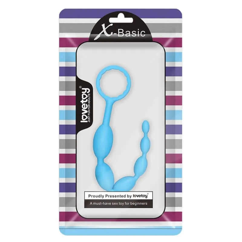 анальная елочка lovetoy x-basic 10, розовая в Воронеже