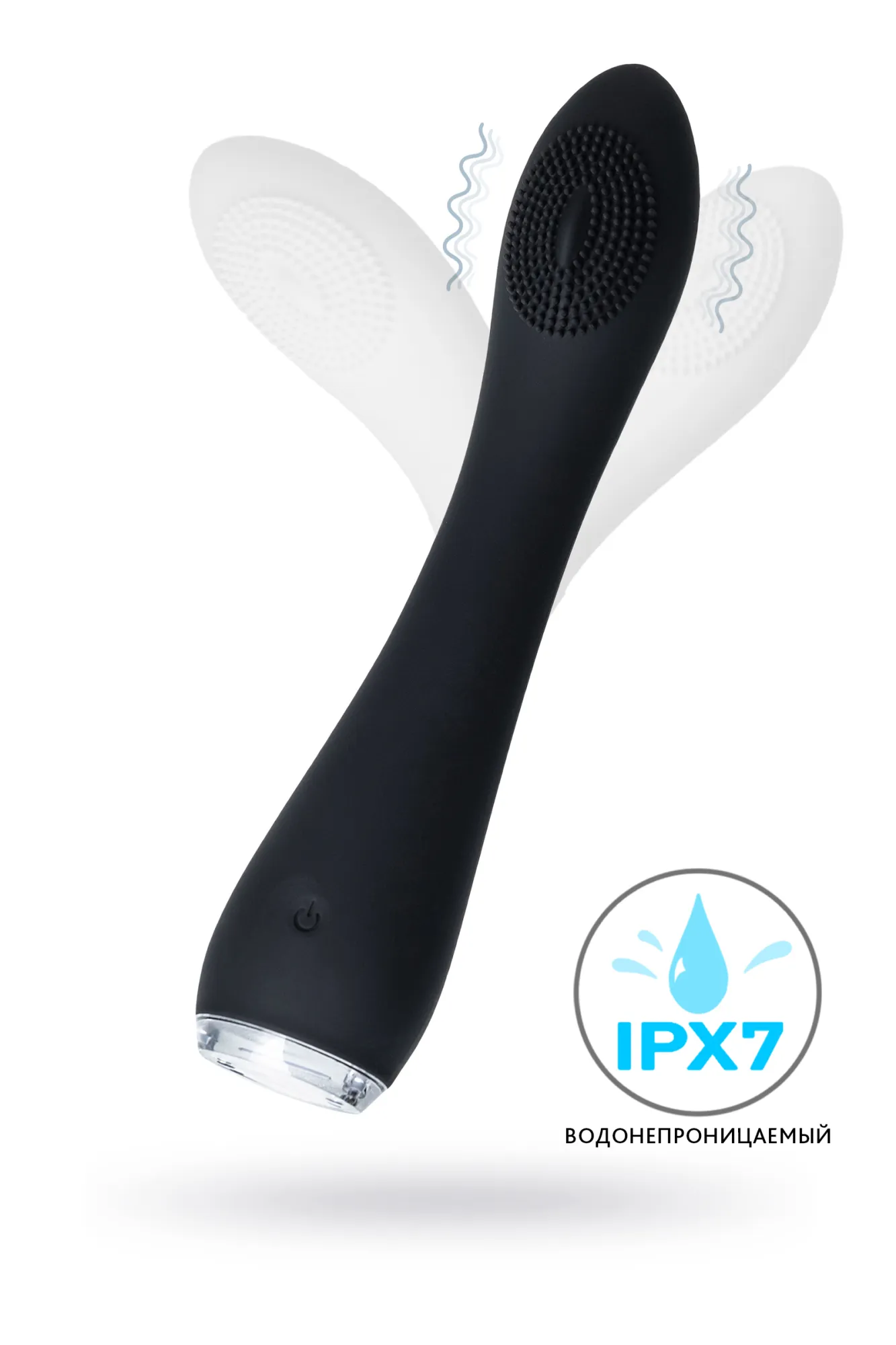 вибратор ppp shio-pro, силикон, черный, 21 см в Воронеже