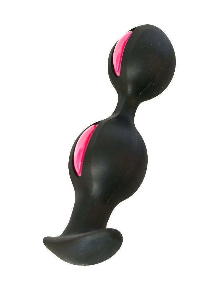 анальные шарики fun factory b balls, черно-малиновые в Воронеже