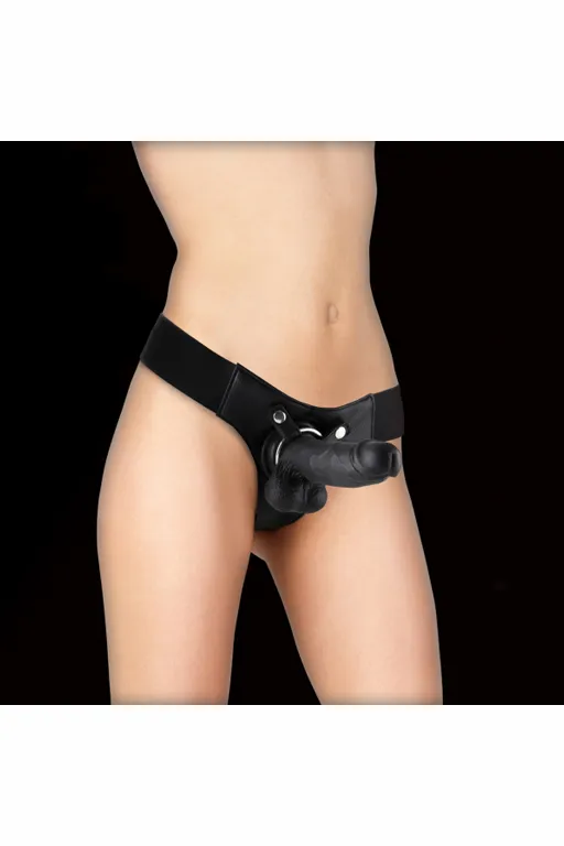 страпон с кожаными трусиками realistic - 8 inch в Воронеже