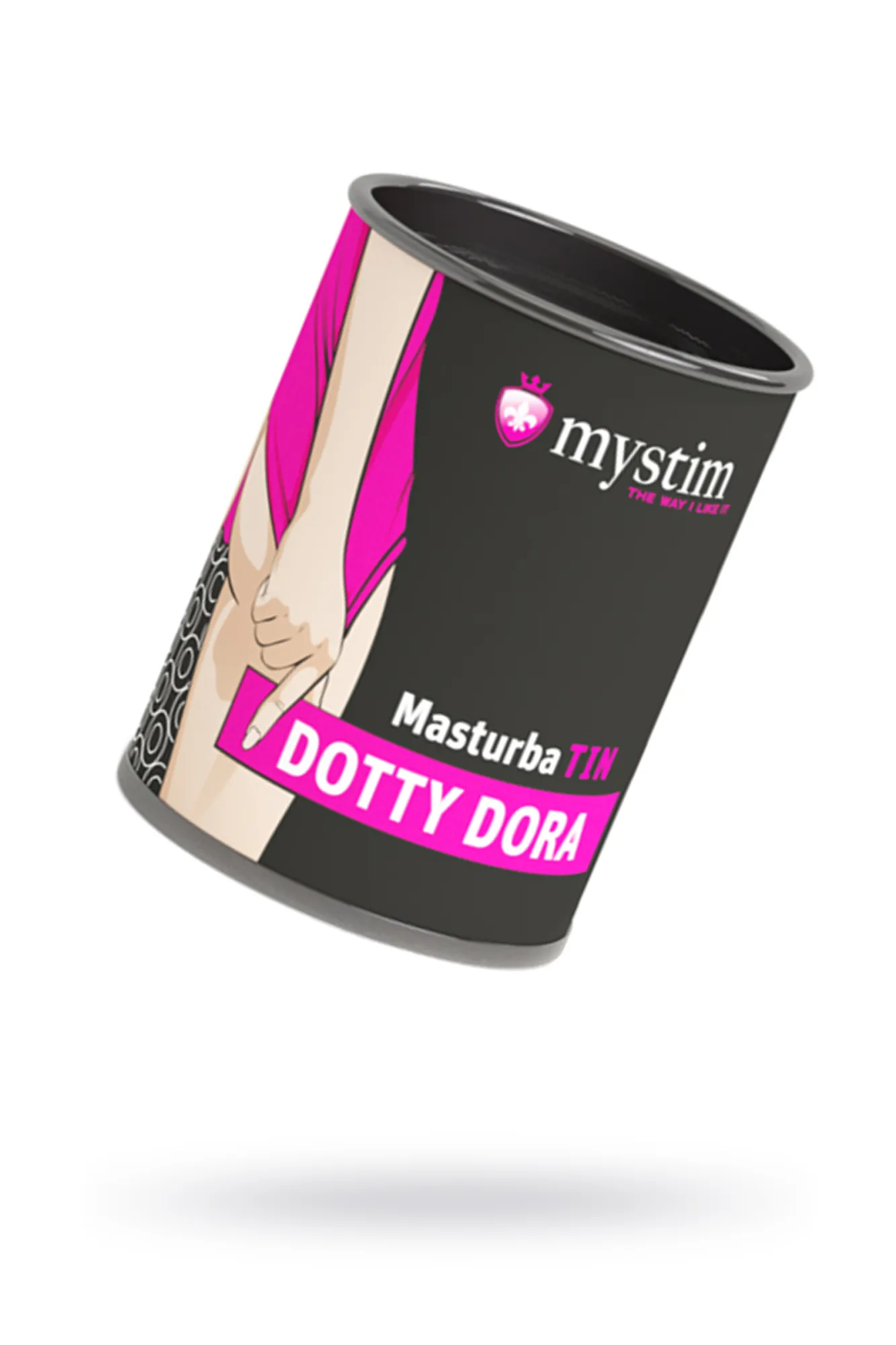 мастурбатор mystim masturbatin dotty dora, tpe, белый, 4,5 см в Воронеже
