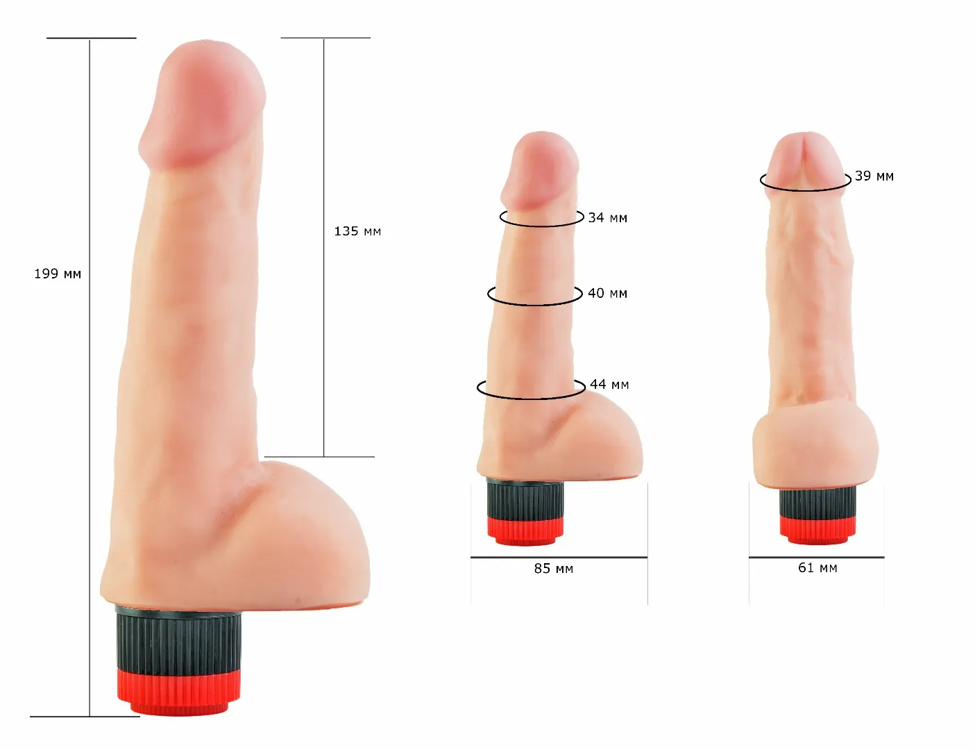 вибромассажёр cock next 6,6" 601205ru в Воронеже