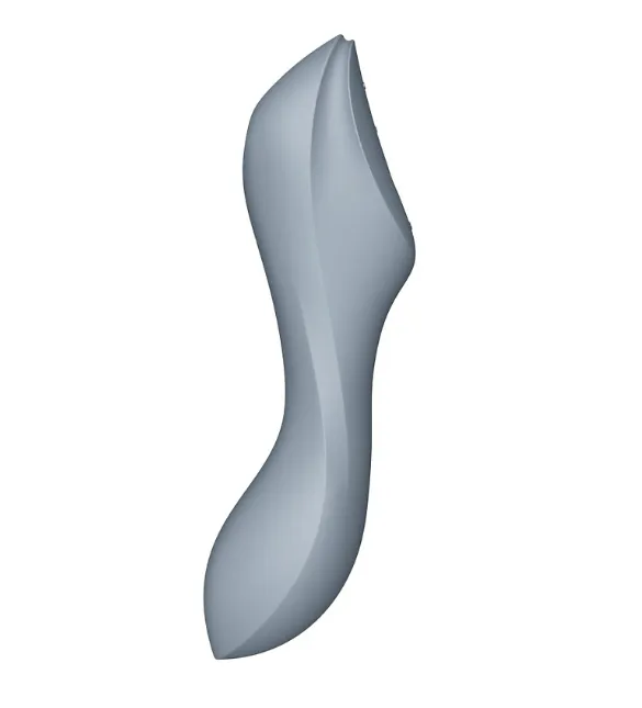 двухсторонний стимулятор с вибрацией и вакуумно-волновым эффектом curvy trinity 3 (bluegrey) (eu+wor в Воронеже