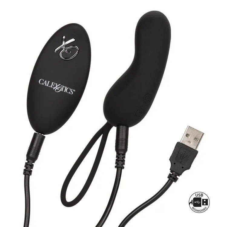 виброяйцо california exotic novelties remote rechargeable curve, чёрное в Воронеже