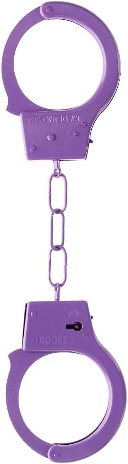 наручники металлические beginner's handcuffs, фиолетовые в Воронеже