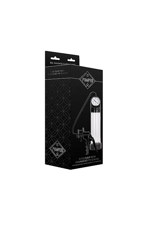 ручная вакуумная помпа для мужчин с манометром elite pump with advanced psi gauge в Воронеже