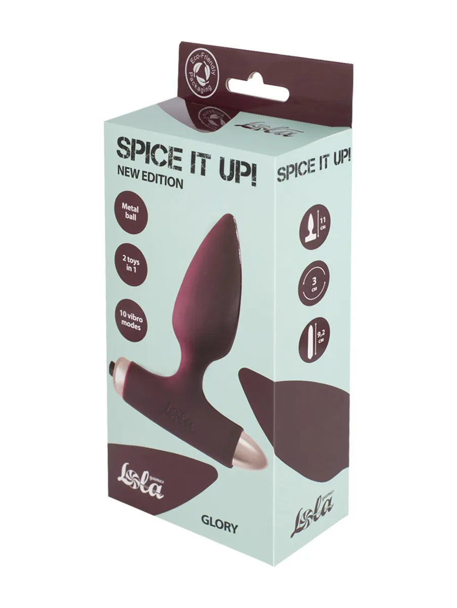 анальная пробка с вибрацией spice it up new edition glory wine red 8015-03lola в Воронеже