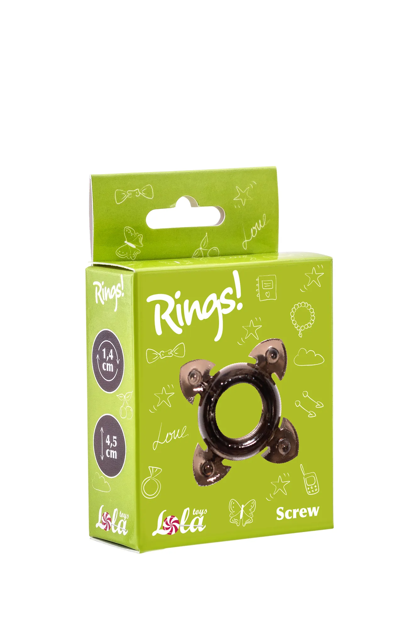 эрекционное кольцо rings screw black 0112-41lola в Воронеже