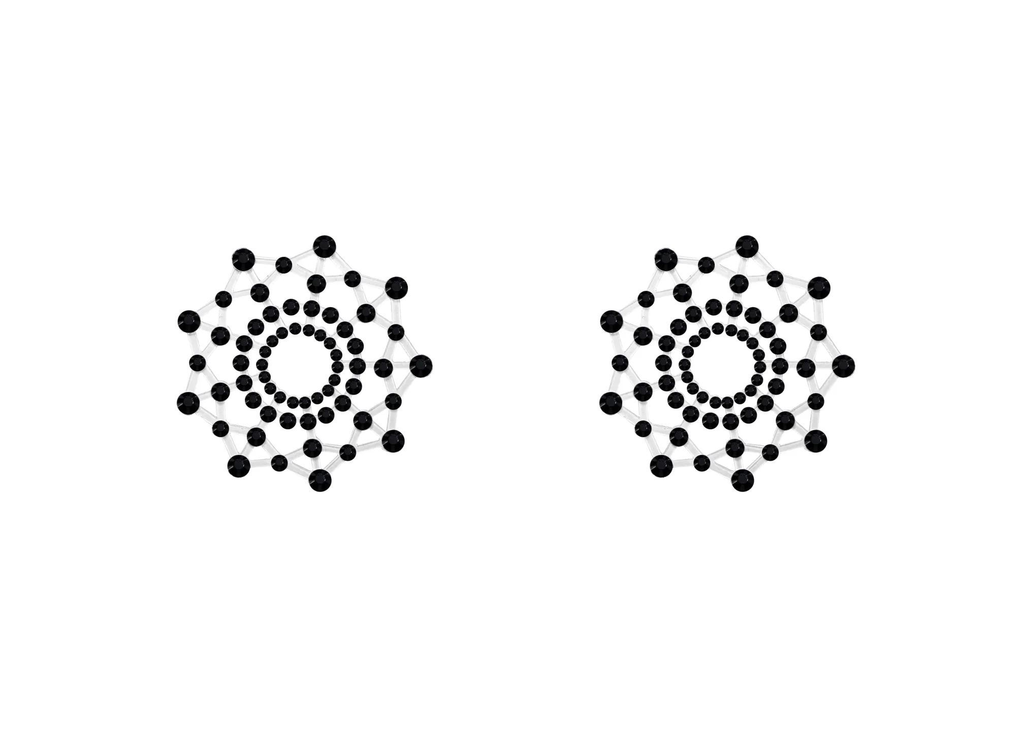 Наклейки на Грудь Burlesque Rowland Black 3639-02lola