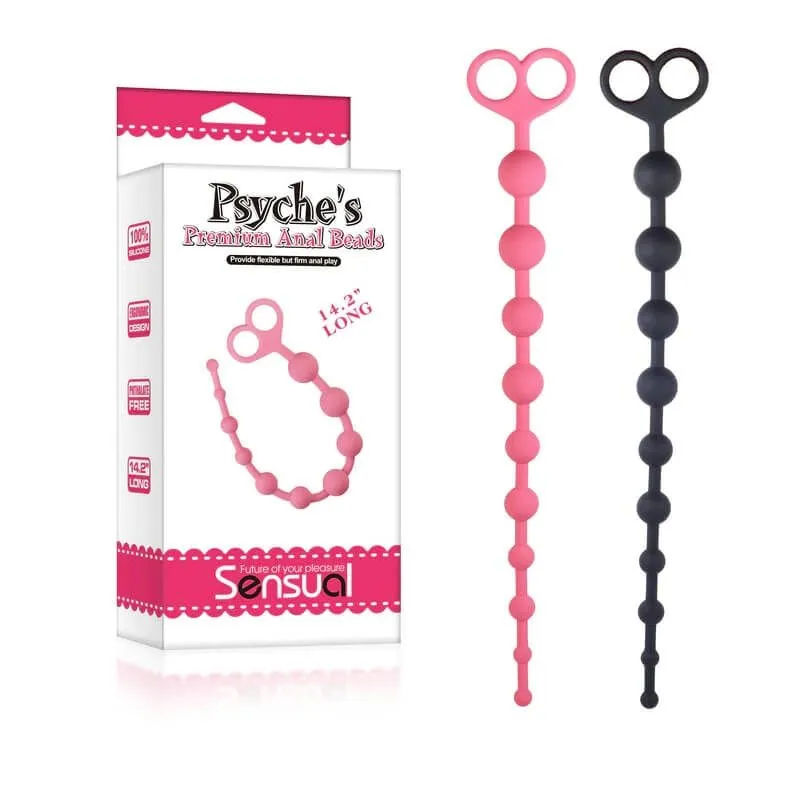 анальная цепочка lovetoy psyches premium anal beads, чёрная в Воронеже