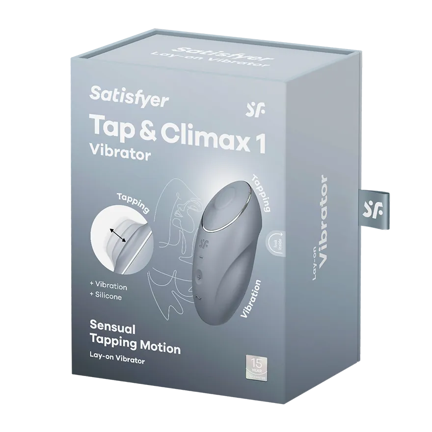 пульсирующий массажер satisfyer tap&climax 1 gray-blue 046020sa в Воронеже