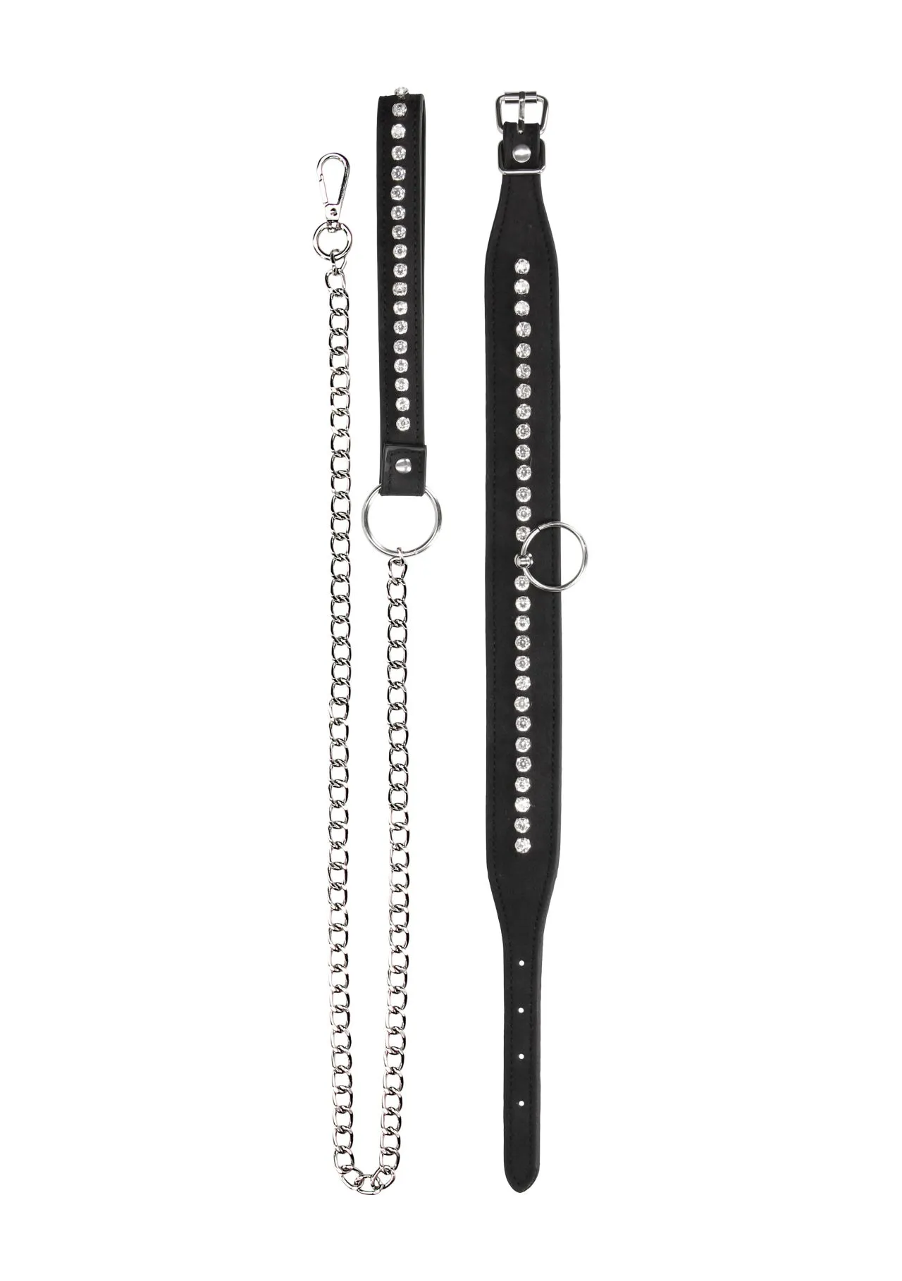 ошейник diamond studded collar with leash в Воронеже
