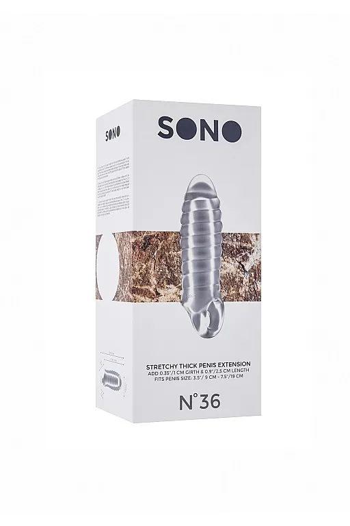 увеличивающая насадка на пенис закрытого типа no.36 - stretchy thick penis extension в Воронеже