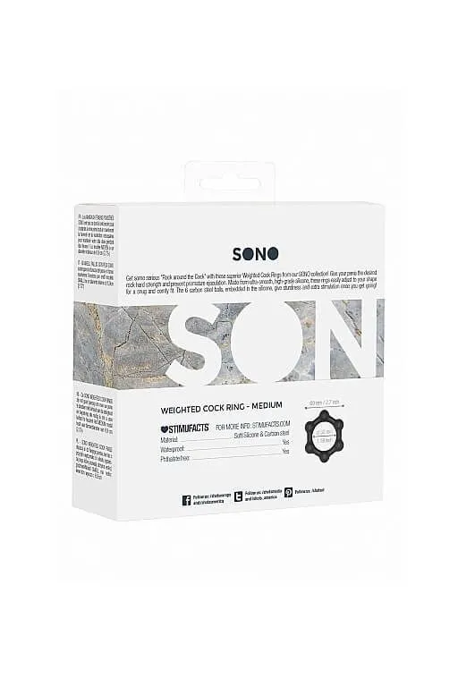 кольцо эрекционное weighted cock ring 69 мм, medium в Воронеже