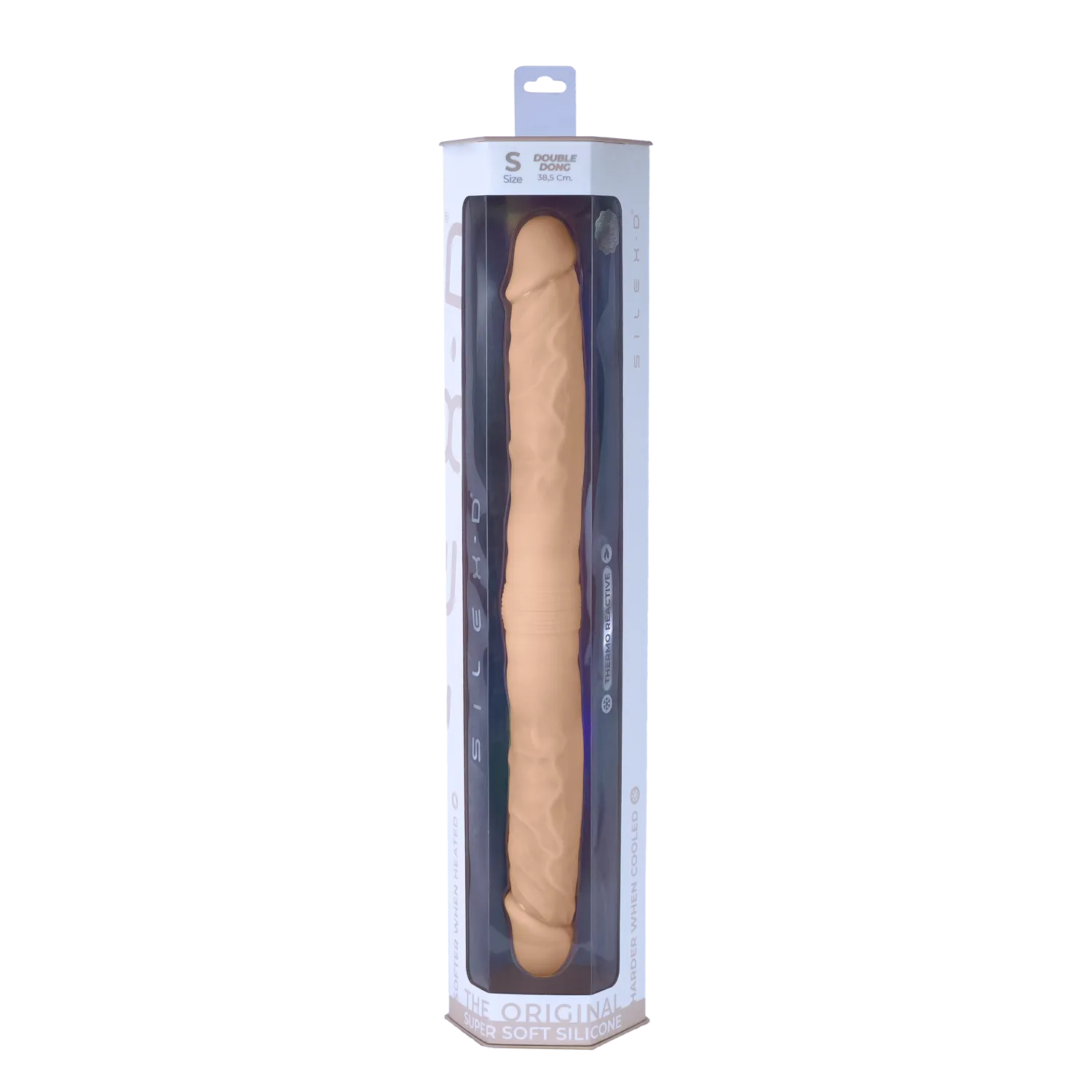 фаллоимиатор термоактивный из silexpan 15" двухголовый 222073al в Воронеже