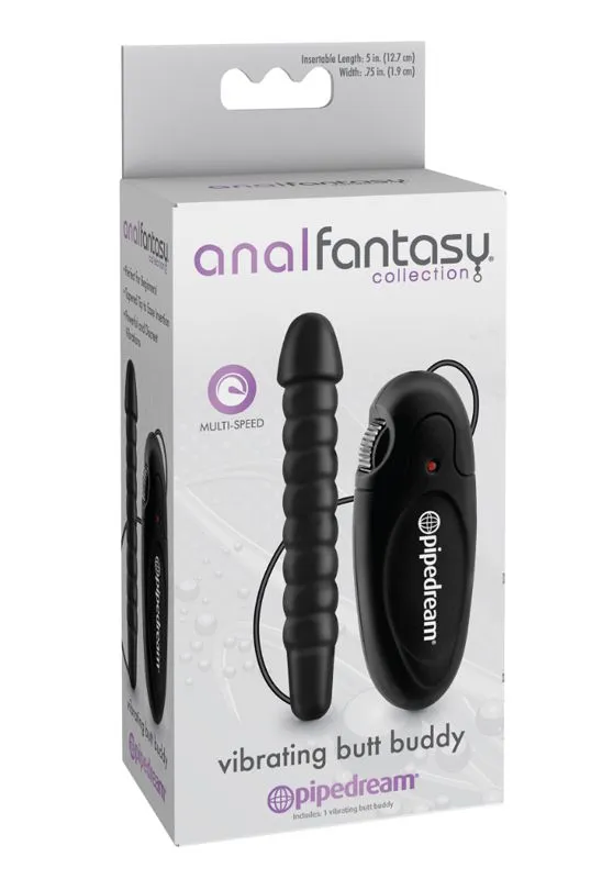 анальный стимулятор pipedream, vibrating butt buddy, чёрный, с вибрацией в Воронеже