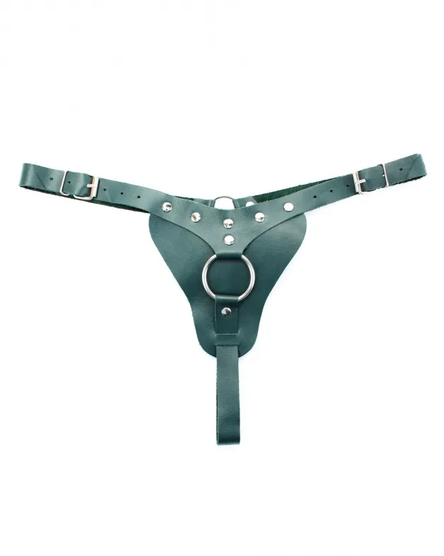 трусики с кольцом для страпона lady's arsenal изумруд 67015ars в Воронеже