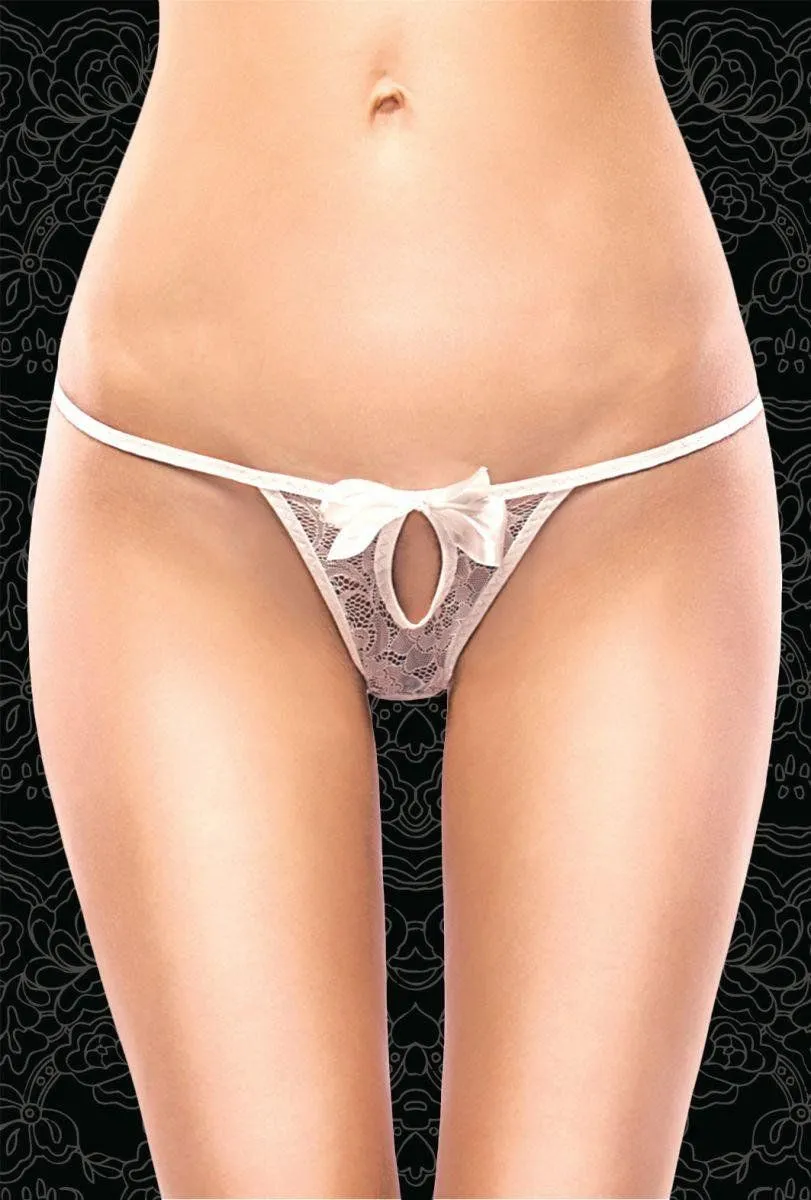 Эротическое стринги с вырезом flirton 2682 белые в Воронеже