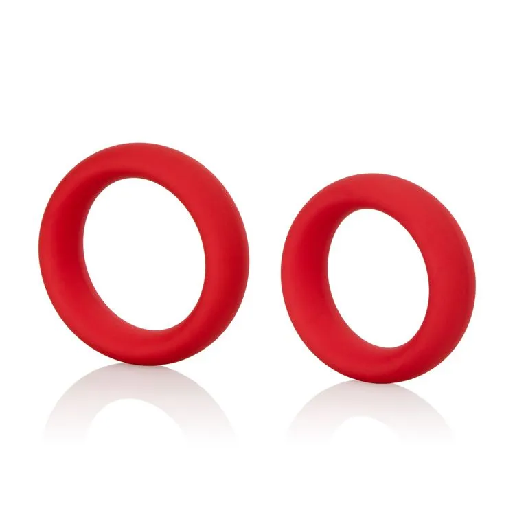 Набор колец California Exotic Novelties Colt Silicone Super Rings, красный