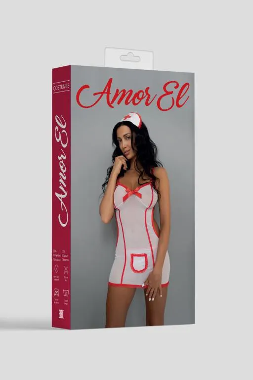 Эротическое эротический игровой костюм "сексуальная медсестричка" s-m в Воронеже