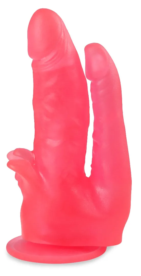 фаллоимитатор на присоске розовый двойной 214900ru в Воронеже