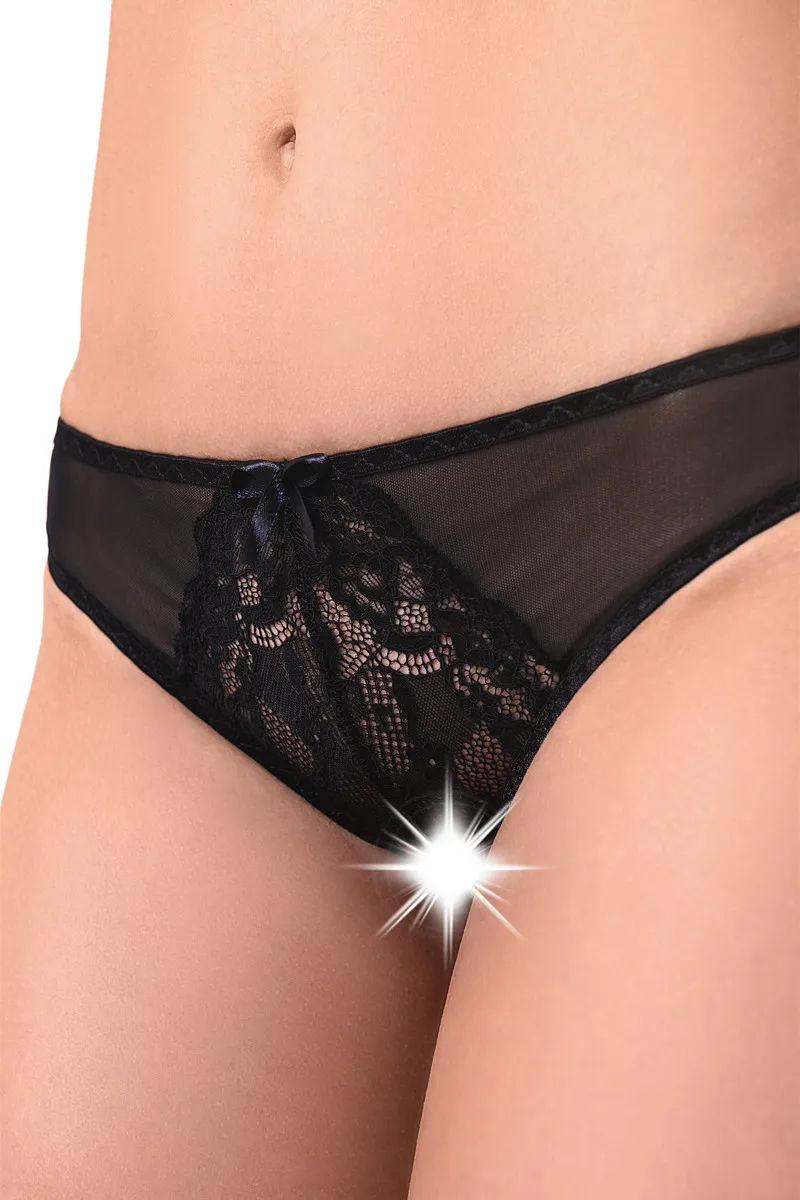 Эротическое эротические трусики с бантом erolanta mia, чёрные в Воронеже