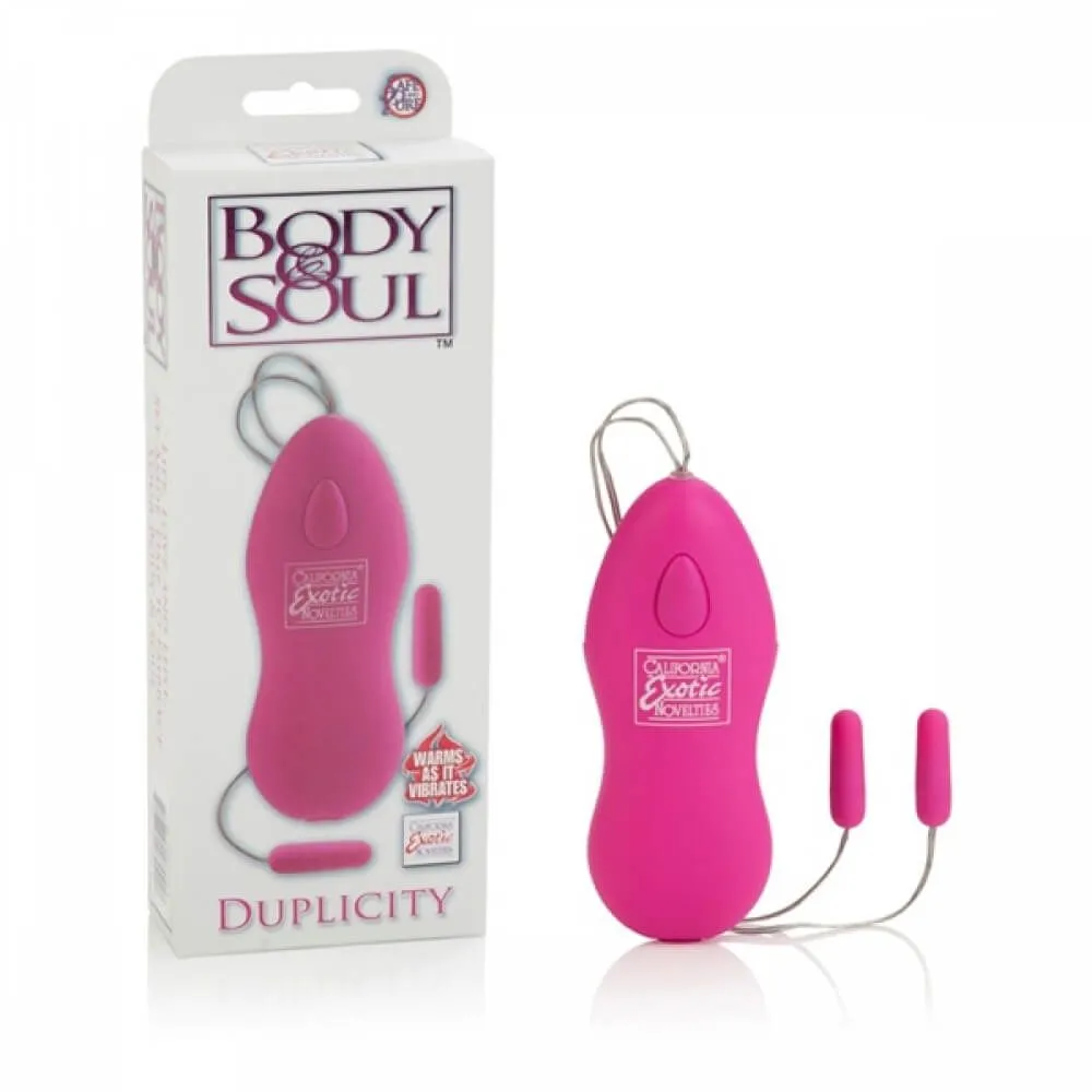 вибропули california exotic novelties body & soul duplicity, розовые в Воронеже
