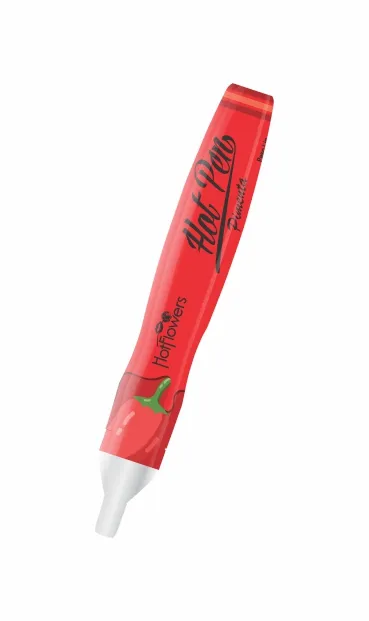 Вкусовая ручка для рисования на теле HOT PEN PIMENTA со вкусом острого перца, 35 г