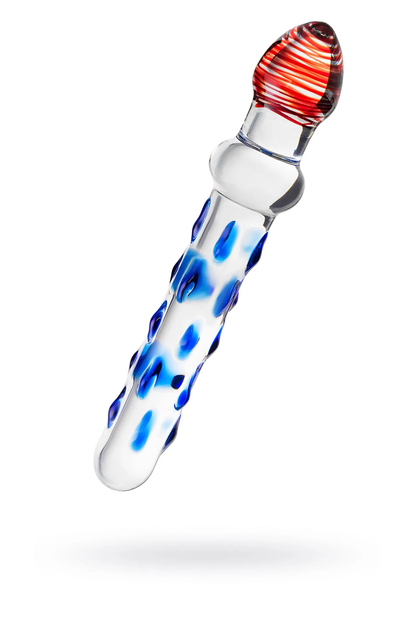 двусторонний фаллоимитатор sexus glass, стекло, прозрачный, 20 см в Воронеже
