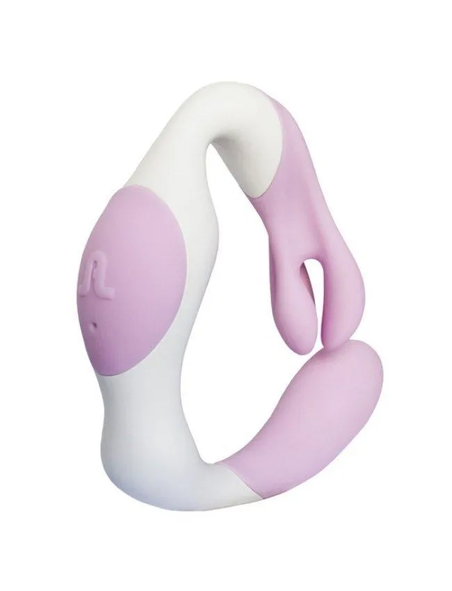 Вибратор Adrien Lastic O Venus, розово-белый