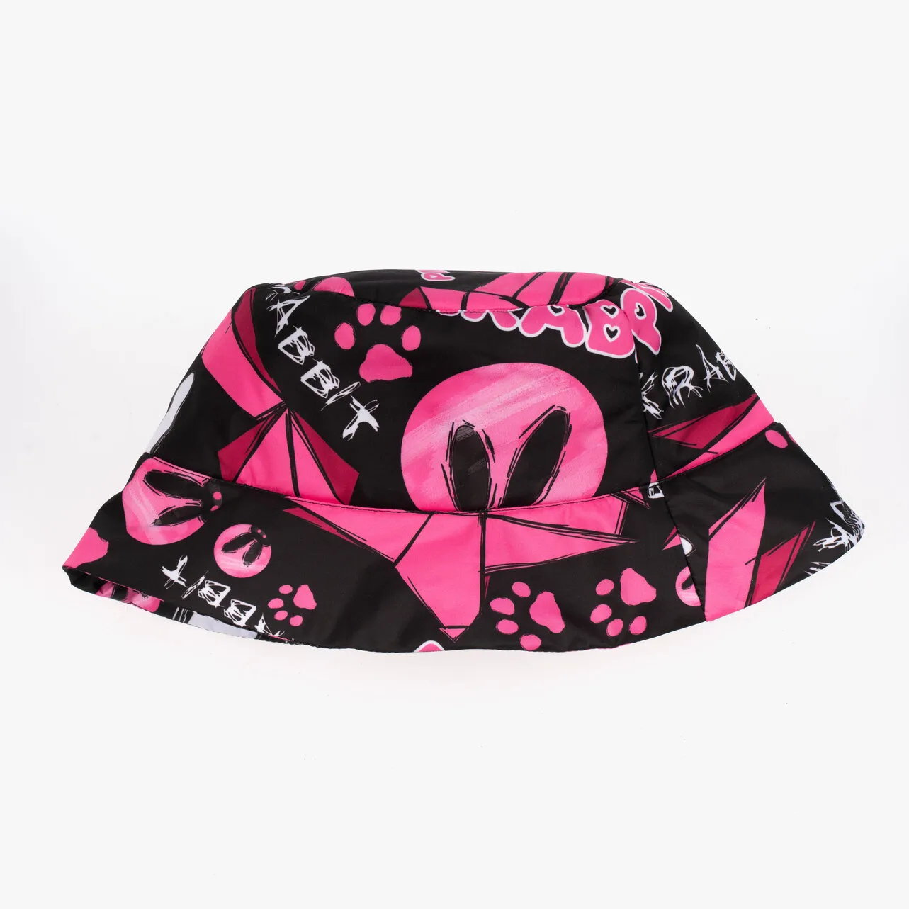 Панама стеганая принт черная, os